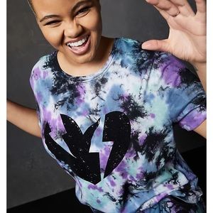 Torrid Lovesick Relaxed Fit Heart Tie-Dye Crew Tee